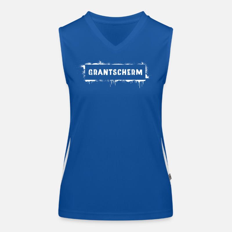 Grantscherm – Viennese dialect saying Grantig Women's Functional Contrast Tank Top