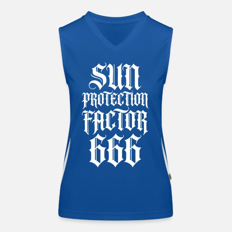 Gothic Provokationsspruch Funktionelles Kontrast-Tank Top für Frauen