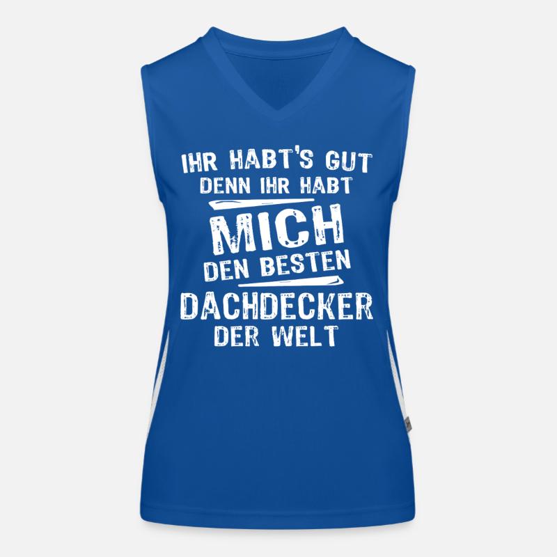 Dachdecker Funktionelles Kontrast-Tank Top für Frauen