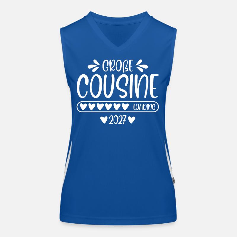 Big Cousin 2027 loading Women's Functional Contrast Tank Top