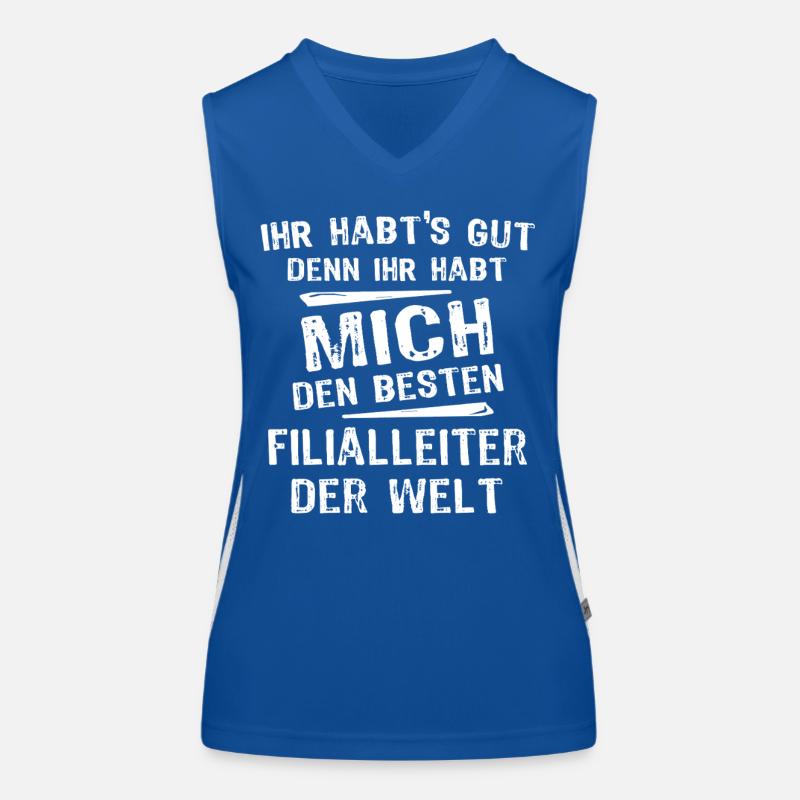 branch manager Women's Functional Contrast Tank Top