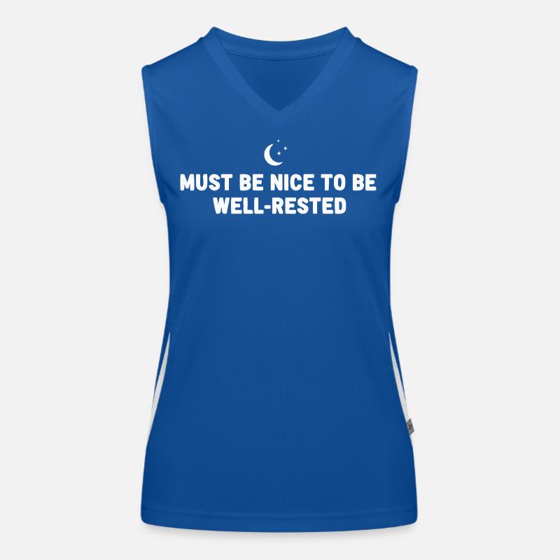 Must Be Nice Well-Rested Women's Functional Contrast Tank Top