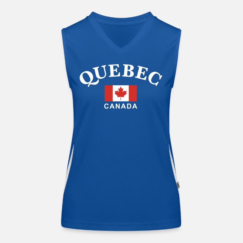 Quebec, Kanada Funktionelles Kontrast-Tank Top für Frauen