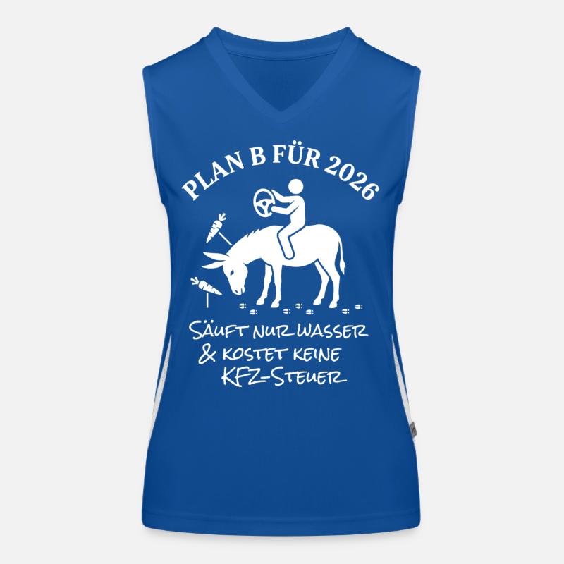 Plan B for 2026 Women's Functional Contrast Tank Top