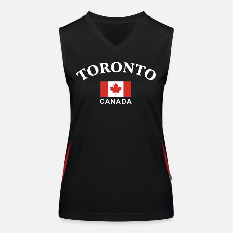 Toronto, Canada Women's Functional Contrast Tank Top