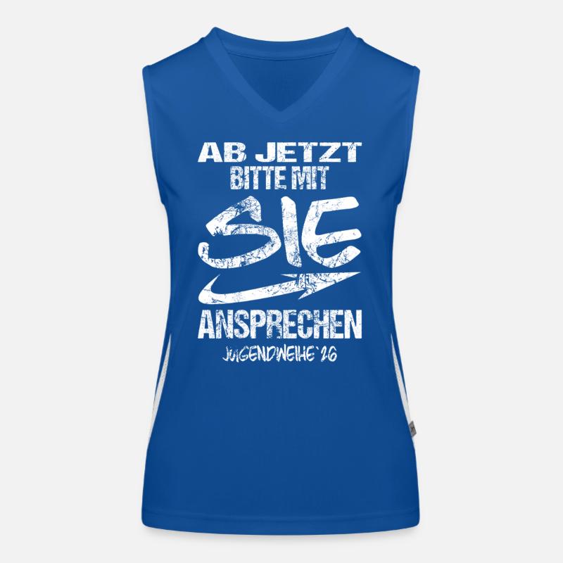 Jugendweihe - Jugendweihe 2026 Funktionelles Kontrast-Tank Top für Frauen
