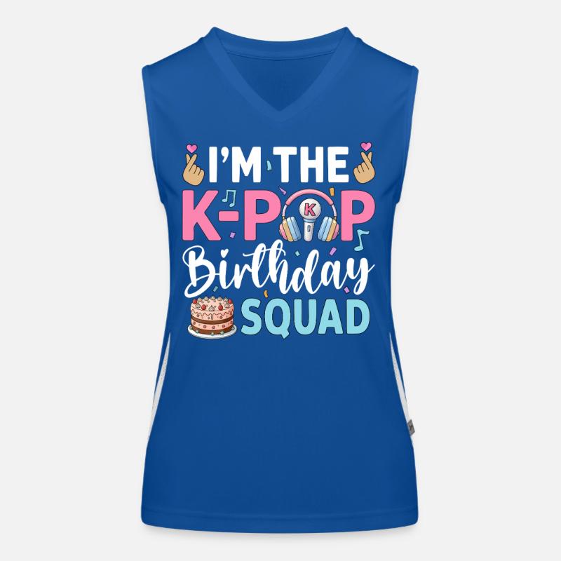 I'm The K-Pop Birthday Squad Funktionelles Kontrast-Tank Top für Frauen