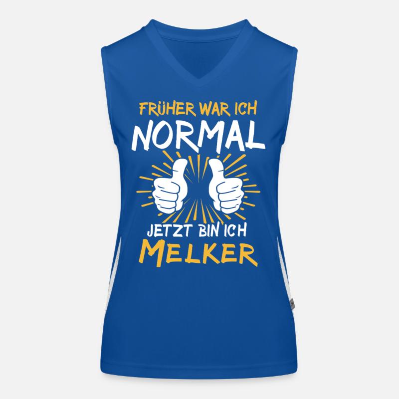 Melker Spruch Funktionelles Kontrast-Tank Top für Frauen