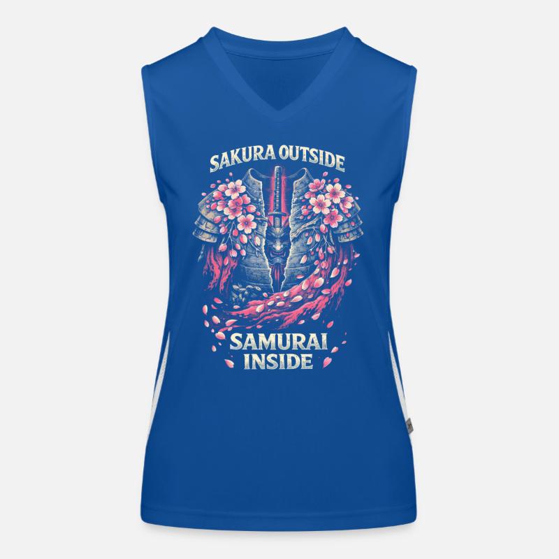 Kirschblüten Sakura Kirschblüte Funktionelles Kontrast-Tank Top für Frauen