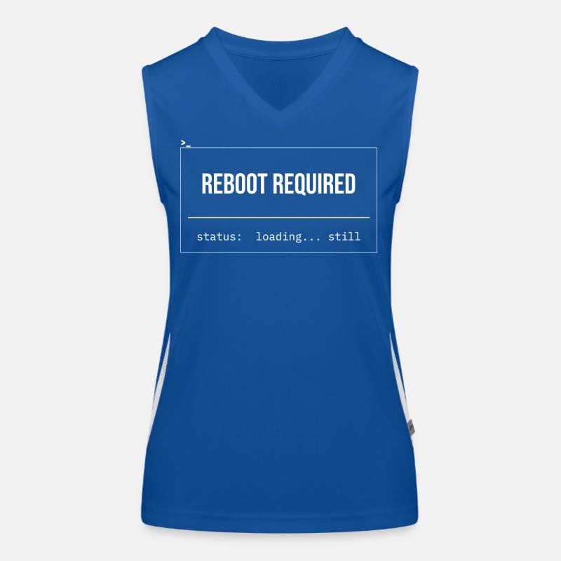 Reboot erforderlich Funktionelles Kontrast-Tank Top für Frauen