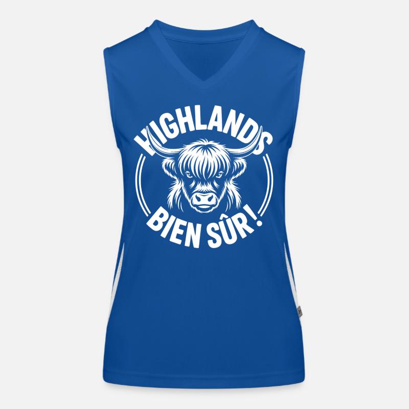 Highlands Bien Sûr Funktionelles Kontrast-Tank Top für Frauen