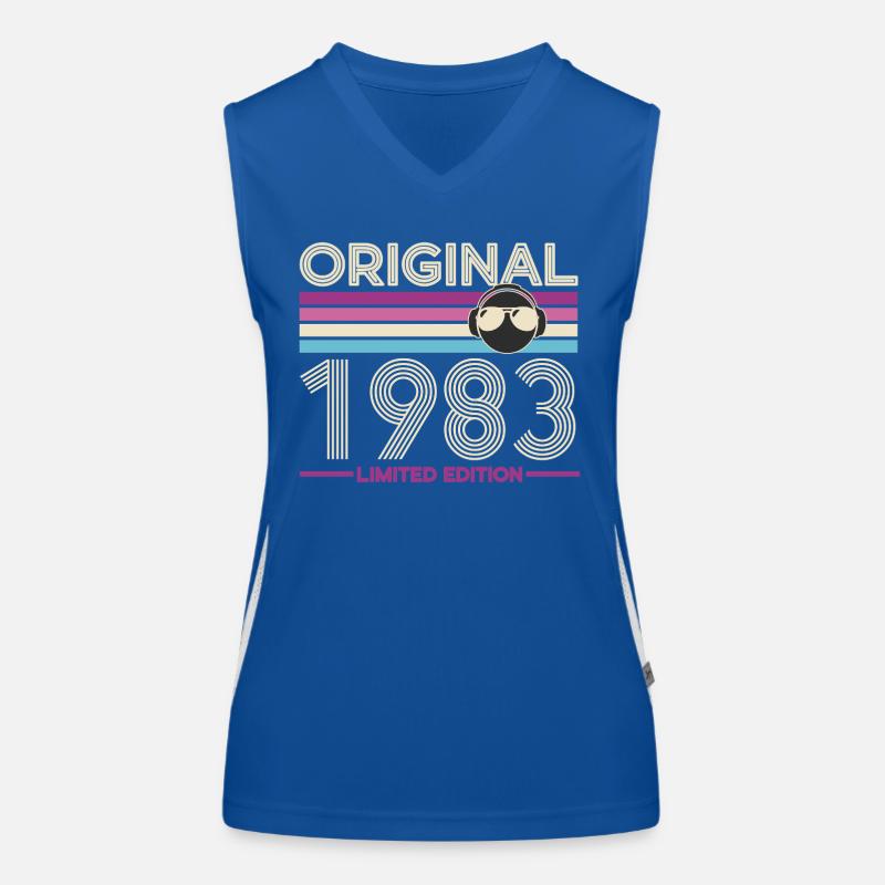 Original 1983 Édition Limitée Retro Débardeur respirant contrasté Femme