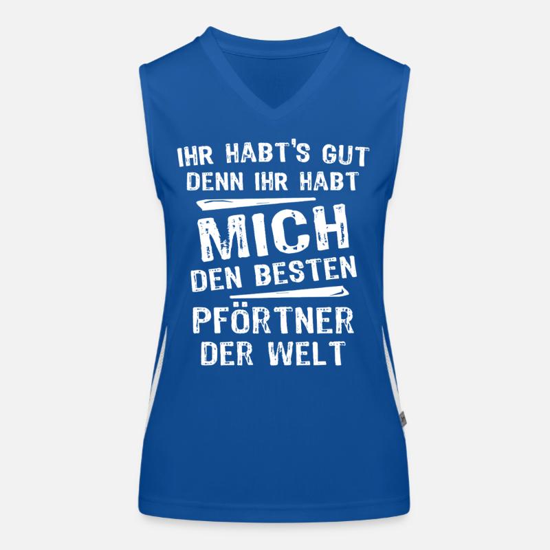 Pförtner Funktionelles Kontrast-Tank Top für Frauen