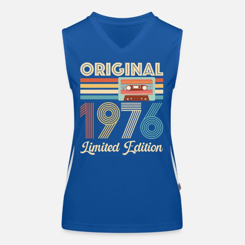 50. Geburtstag 50 Jahre 1976 Geburtstagsgeschenk Funktionelles Kontrast-Tank Top für Frauen