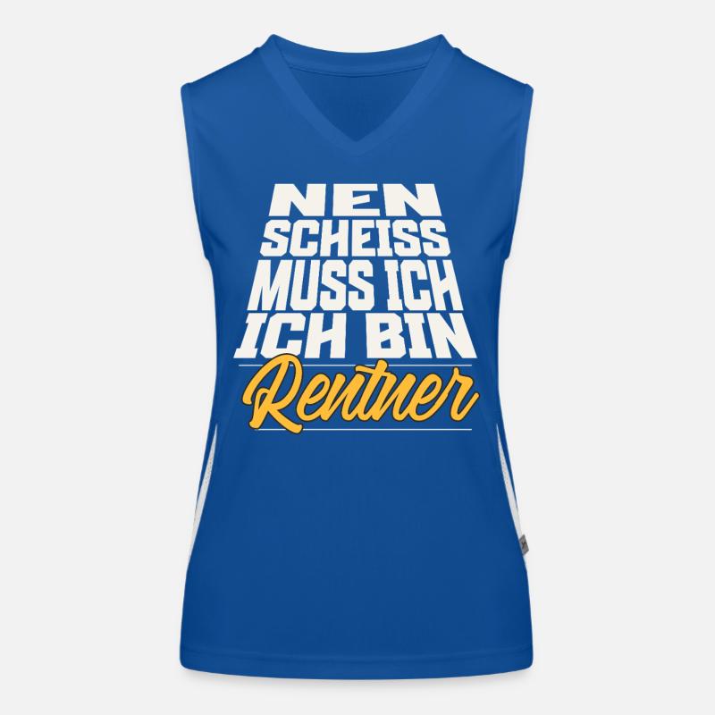 Rentner Funktionelles Kontrast-Tank Top für Frauen