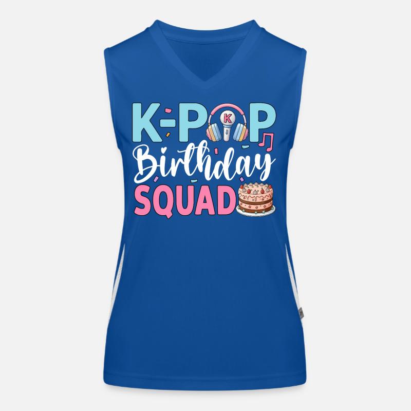 K-Pop Birthday Squad Funktionelles Kontrast-Tank Top für Frauen