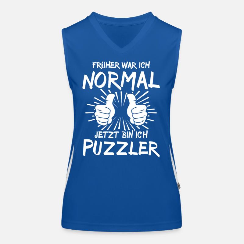 Puzzler Funktionelles Kontrast-Tank Top für Frauen