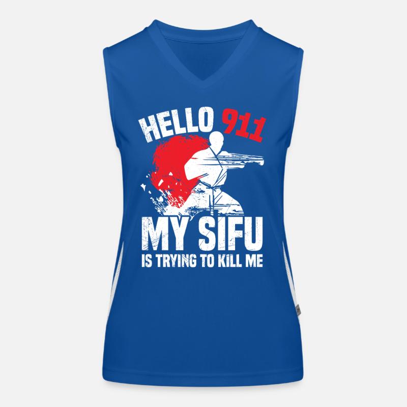  Wing Chun Costume Instructor Lesson Kung Fu Wing Women's Functional Contrast Tank Top