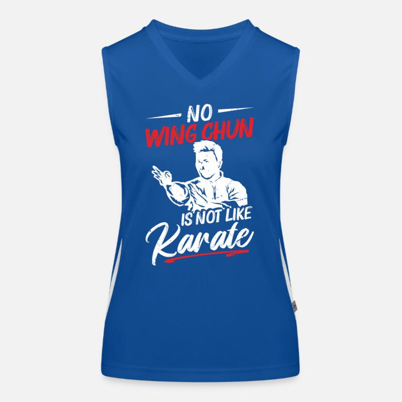 Formation des instructeurs de Wing Chun Wing Arts Martiaux Débardeur respirant contrasté Femme