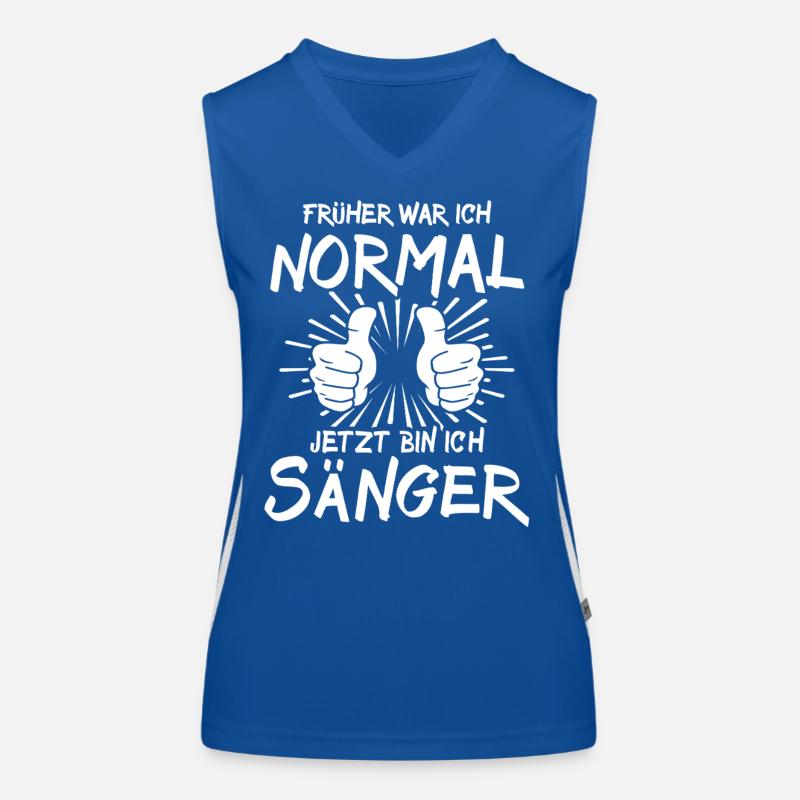 Sänger Funktionelles Kontrast-Tank Top für Frauen