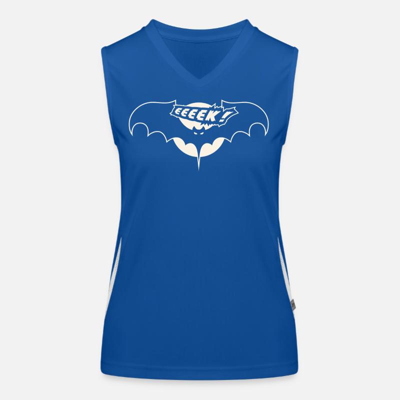 Fledermaus Funktionelles Kontrast-Tank Top für Frauen