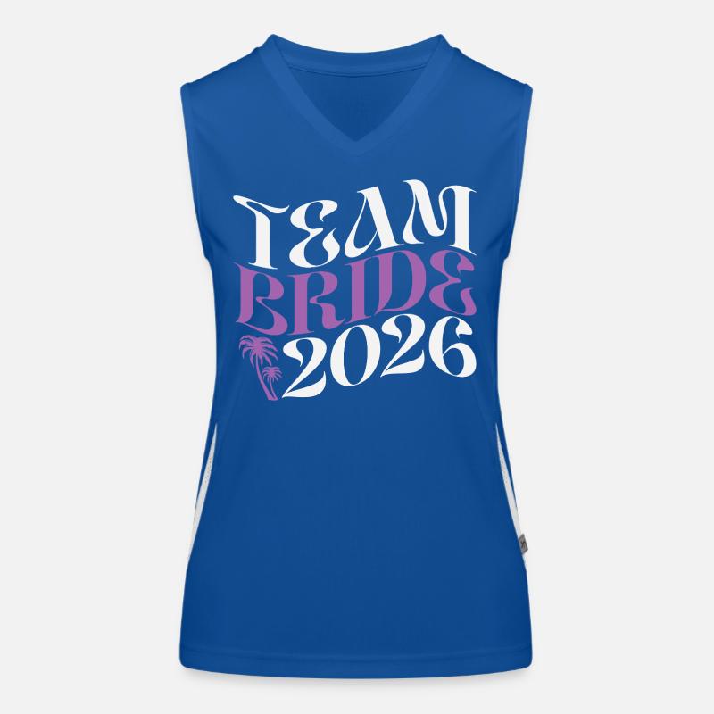 Team Bride Junggesellinnenabschied 2026 Funktionelles Kontrast-Tank Top für Frauen