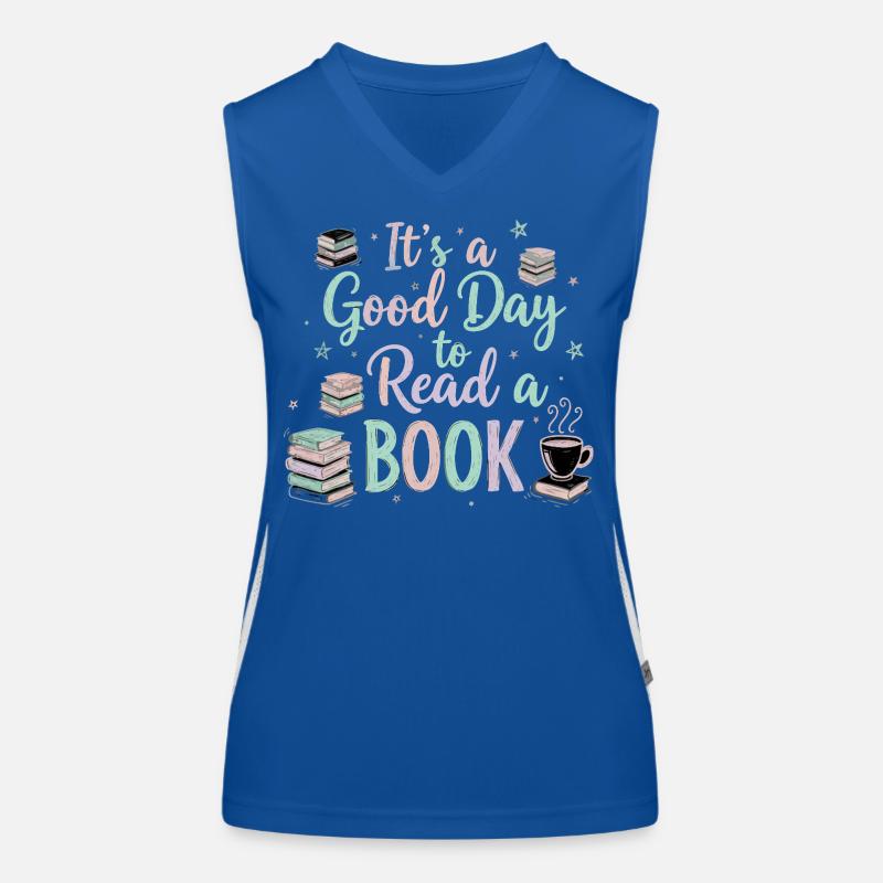 Good Day Read Book Funktionelles Kontrast-Tank Top für Frauen