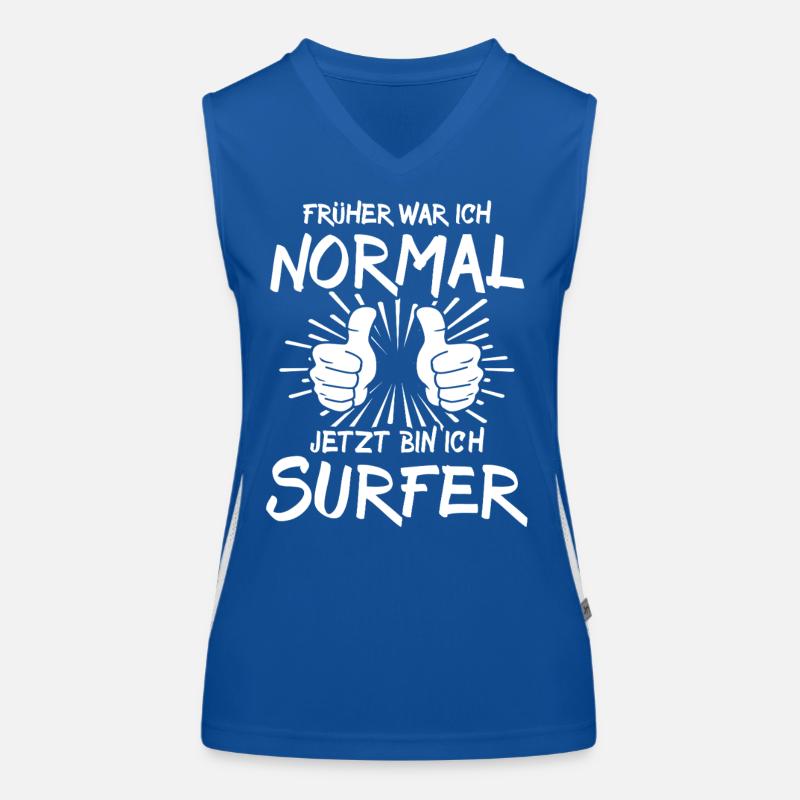 Surfer Funktionelles Kontrast-Tank Top für Frauen