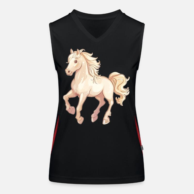 Cheval Débardeur respirant contrasté Femme