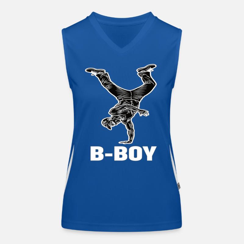 Breakdance B-Boy Street Dance Hip Hop Women's Functional Contrast Tank Top