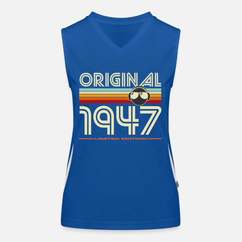 Original 1947 Retro édition limitée Débardeur respirant contrasté Femme