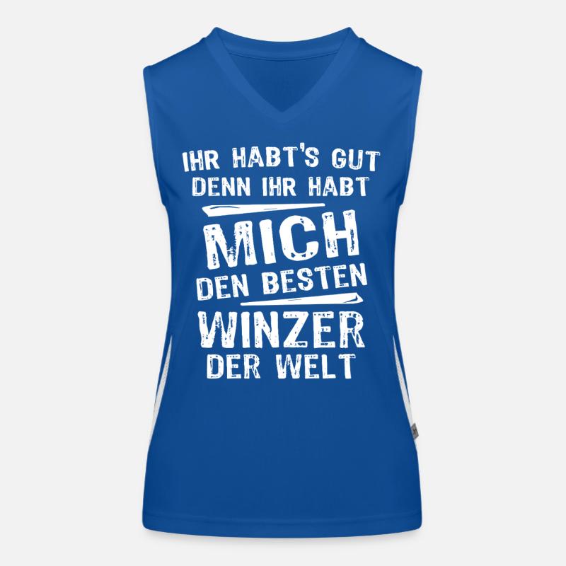 Winzer Funktionelles Kontrast-Tank Top für Frauen