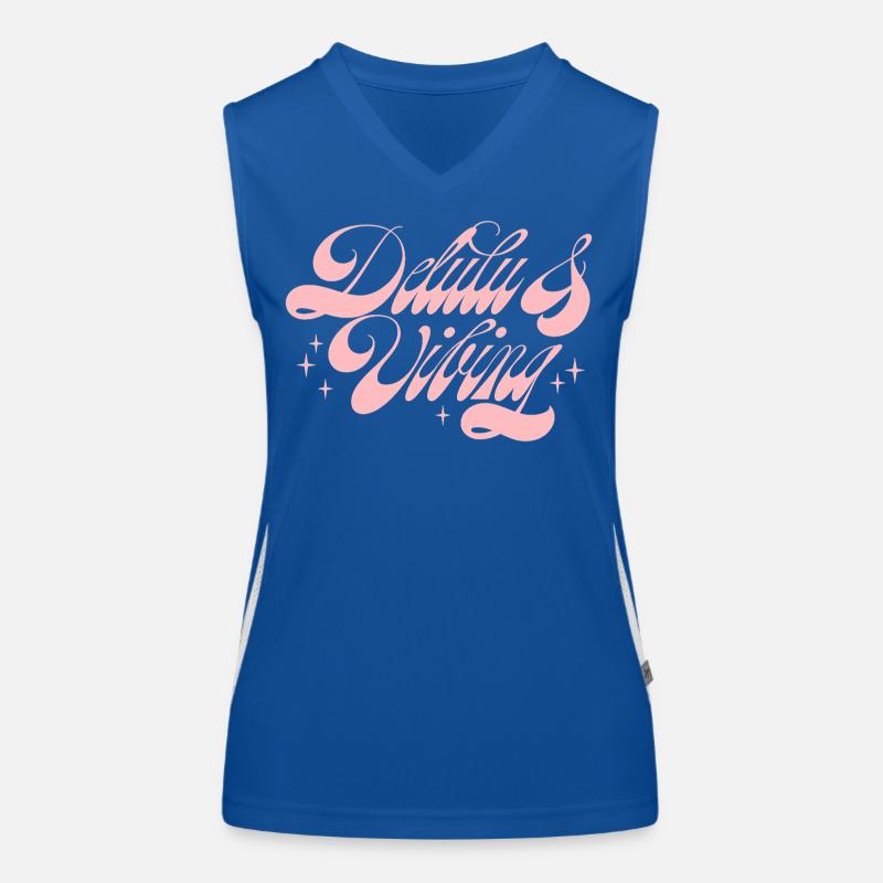Delulu & Vibing Women's Functional Contrast Tank Top