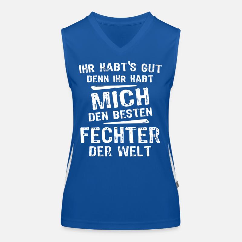 Fechter Funktionelles Kontrast-Tank Top für Frauen