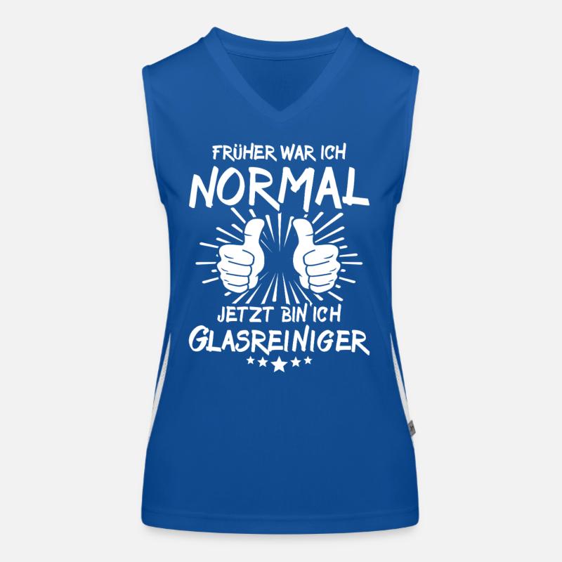Glasreiniger Funktionelles Kontrast-Tank Top für Frauen