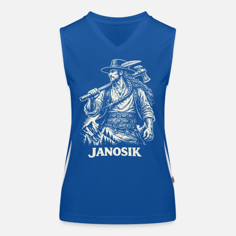 Janosik, polnische Hochlandlegende Funktionelles Kontrast-Tank Top für Frauen