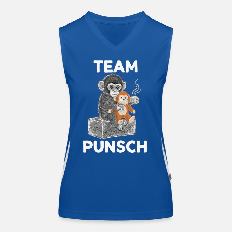 Équipe Punch Monkey Noël Débardeur respirant contrasté Femme
