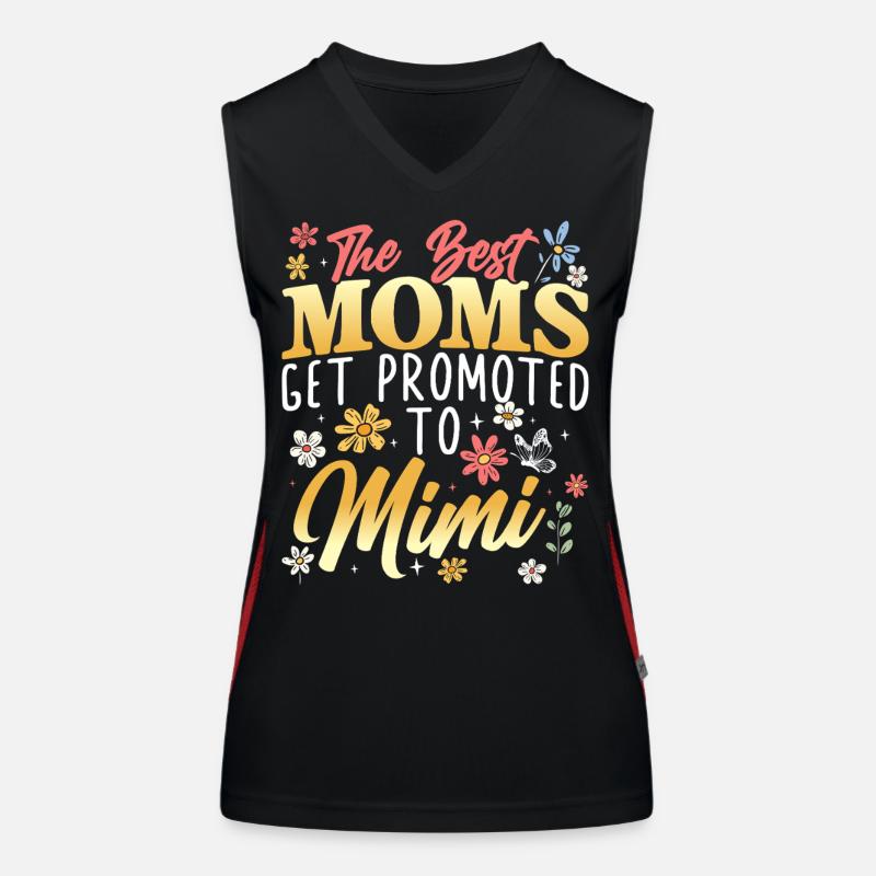 Die Besten Mütter Werden Zur Mimi-oma-großmutter Funktionelles Kontrast-Tank Top für Frauen