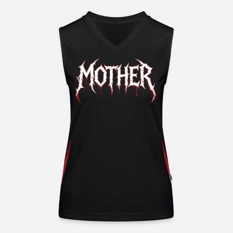 Metal Mutter Rock Musik Hardcore Mama Design Funktionelles Kontrast-Tank Top für Frauen