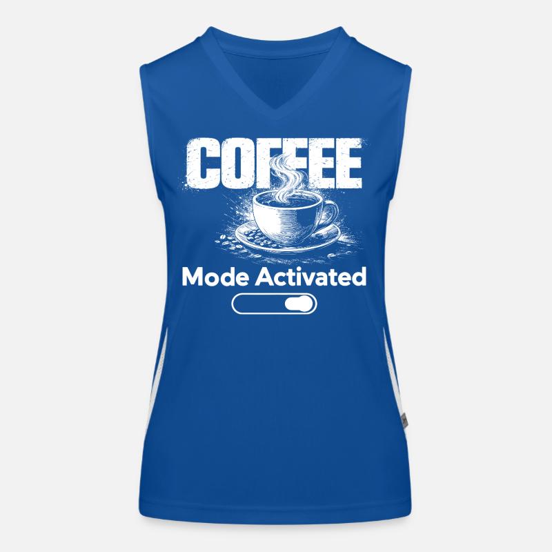 Chemise activée en mode café Drôle drôle d’amoureux du café Débardeur respirant contrasté Femme