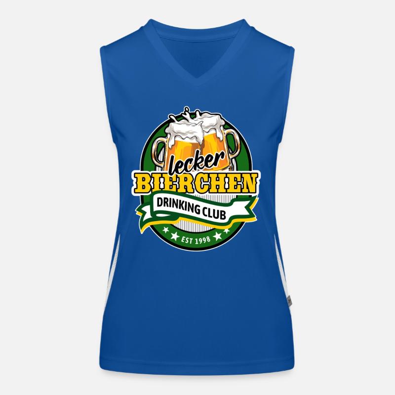 Lecker Bierchen Drinking Club | Bier | Vatertag Funktionelles Kontrast-Tank Top für Frauen