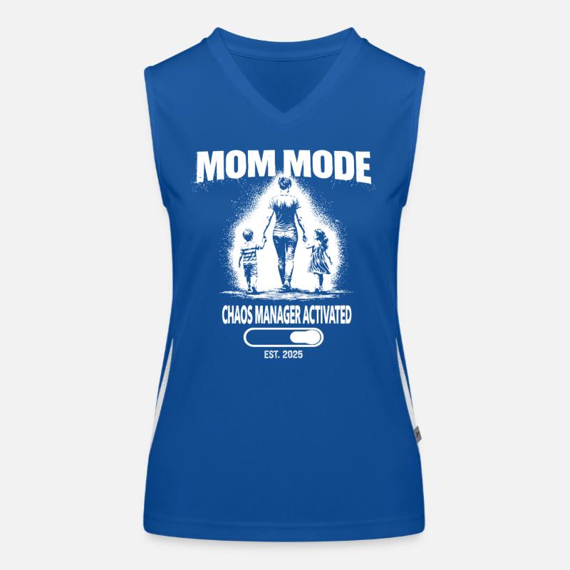 Chemise activée par le Manager du Chaos en mode maman Débardeur respirant contrasté Femme