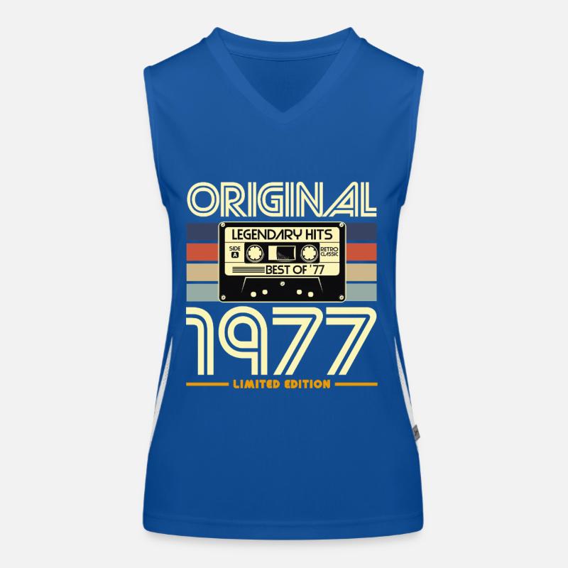 Original 1977 Limited Edition Cassette Women's Functional Contrast Tank Top
