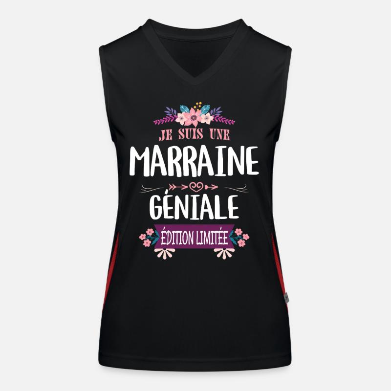 Marraine Géniale Édition Limitée Débardeur respirant contrasté Femme