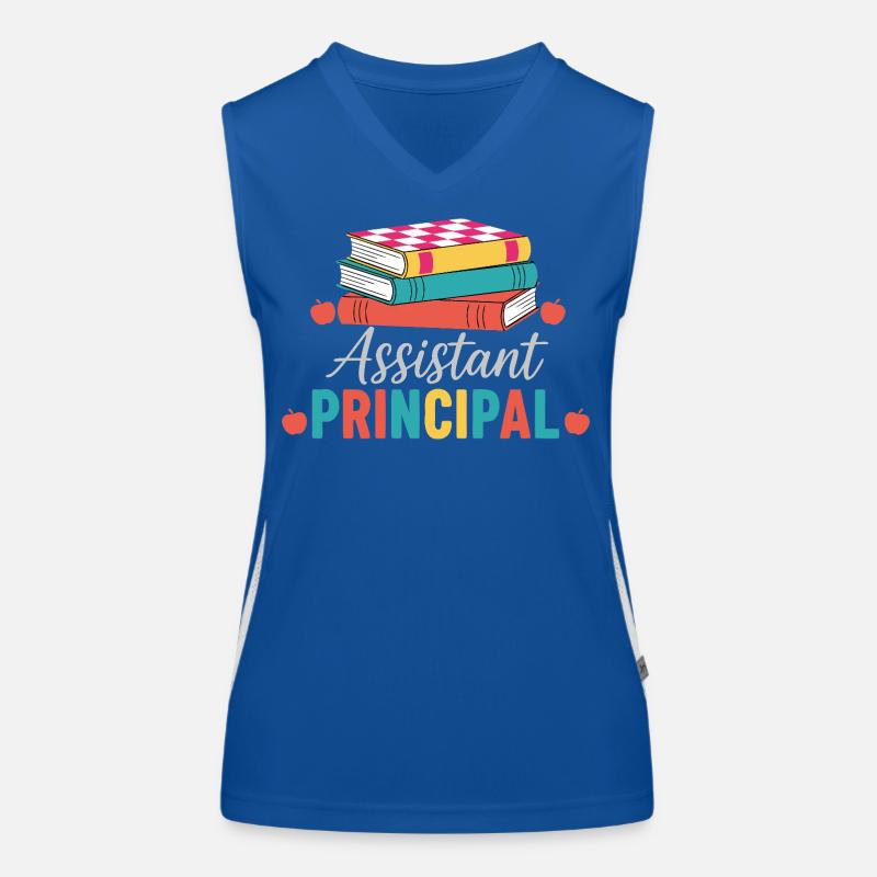 Konrektor Assistant Principal Bücher Funktionelles Kontrast-Tank Top für Frauen