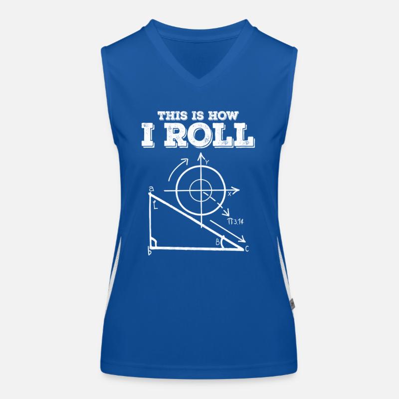 So mache ich ein Mathediagramm Funktionelles Kontrast-Tank Top für Frauen