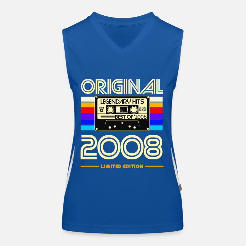 Original 2008 Limited Cassette Artwork Funktionelles Kontrast-Tank Top für Frauen