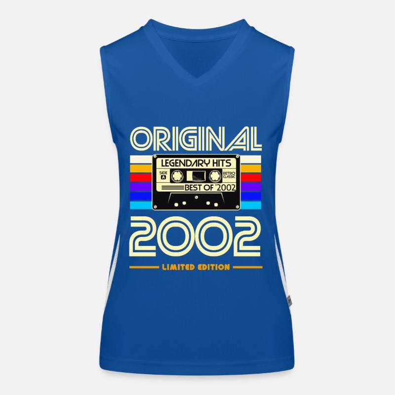Original 2002 Cassette Retro Débardeur respirant contrasté Femme