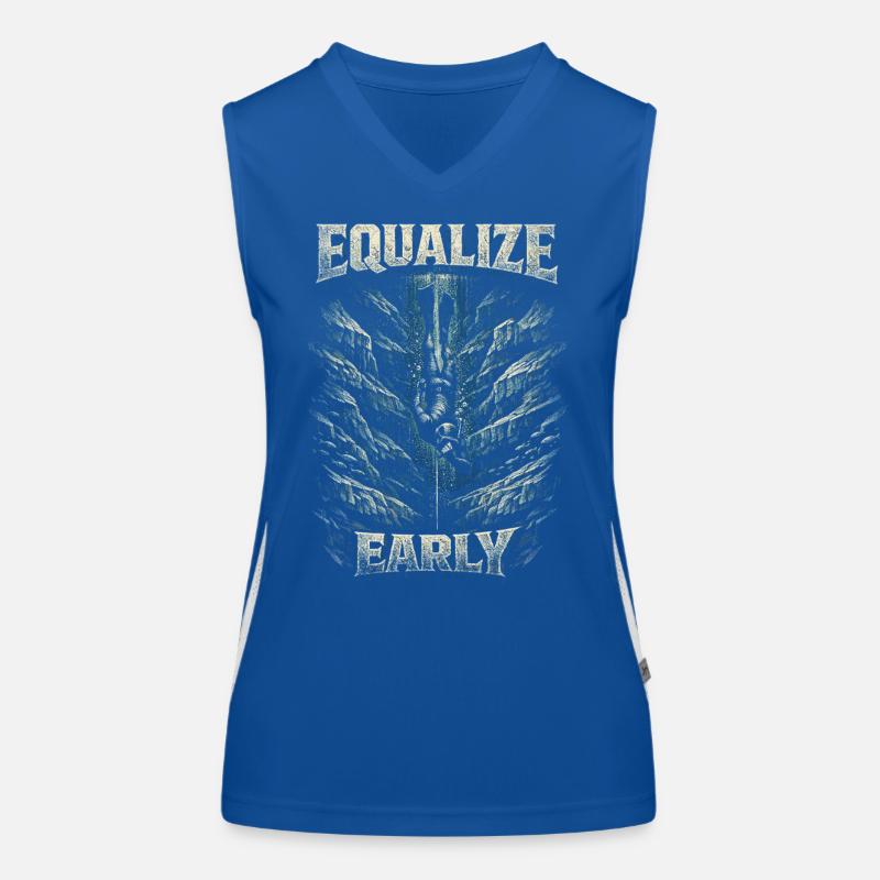 Apnée libre Égalisation précoce Débardeur respirant contrasté Femme