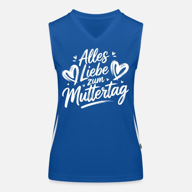 Muttertag Funktionelles Kontrast-Tank Top für Frauen